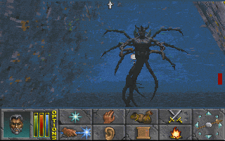 One of the many terrifying creatures in Daggerfall