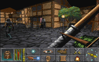 Ranged combat within the city