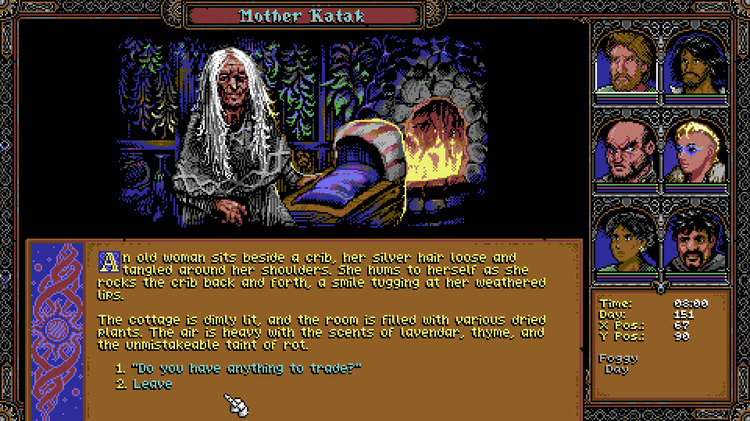 Story is delivered with static images and text