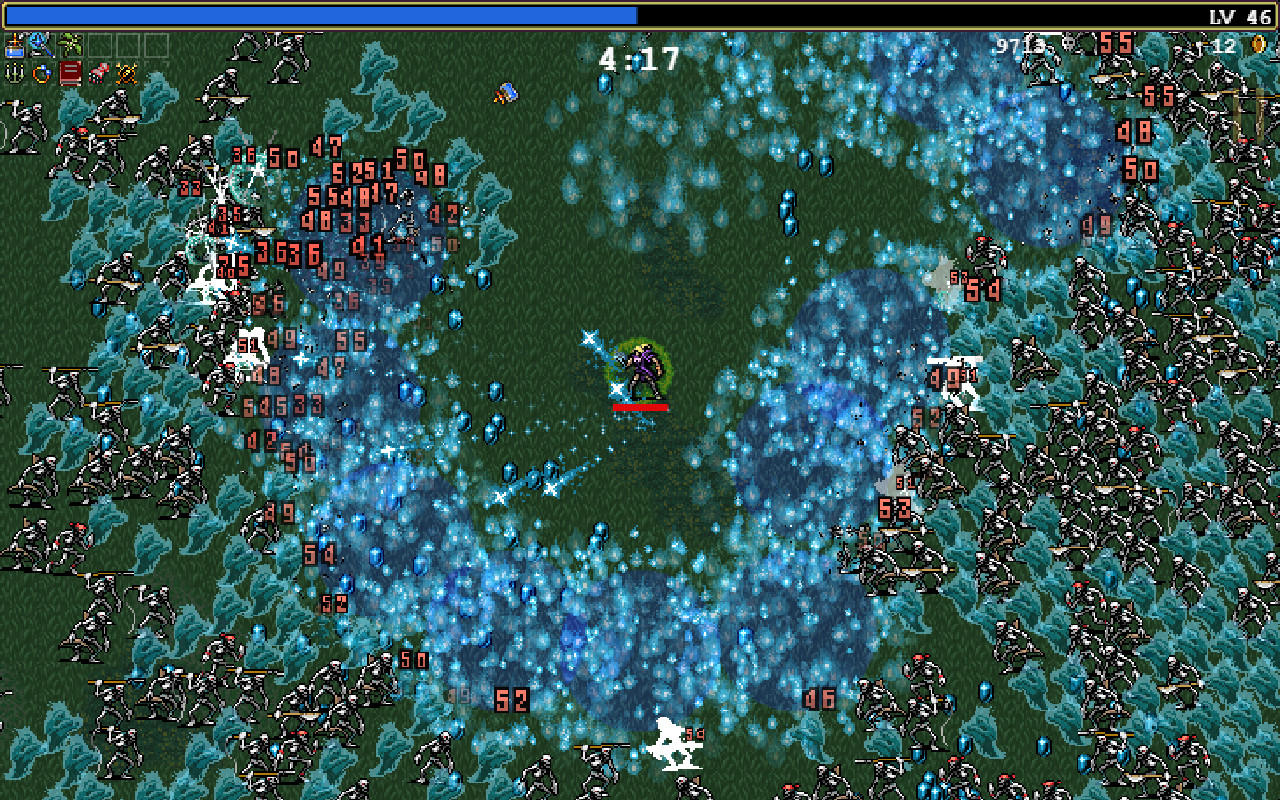 Frantic battles